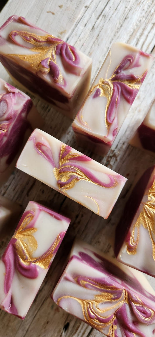 Blackberry Jam Cold Processed Soap || gifts under 10 || bath and body