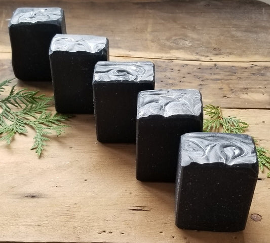 Charcoal Facial Bars | Shaving soap | gifts under 5 | bath and body | black soap |