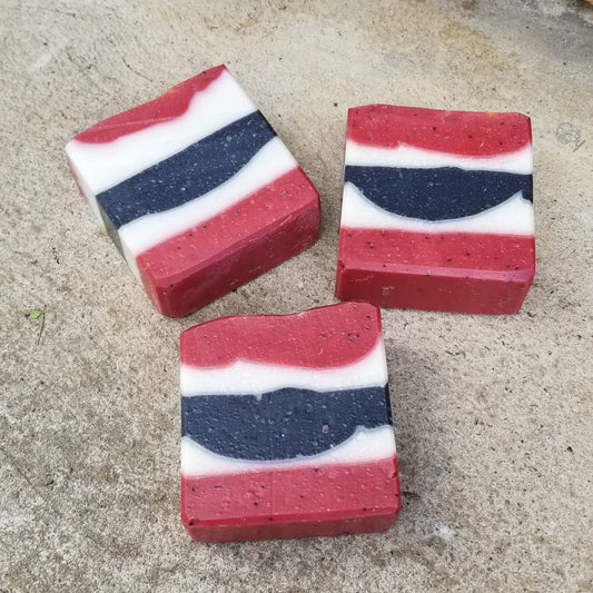 Peppered Poppies Cold Process Soap