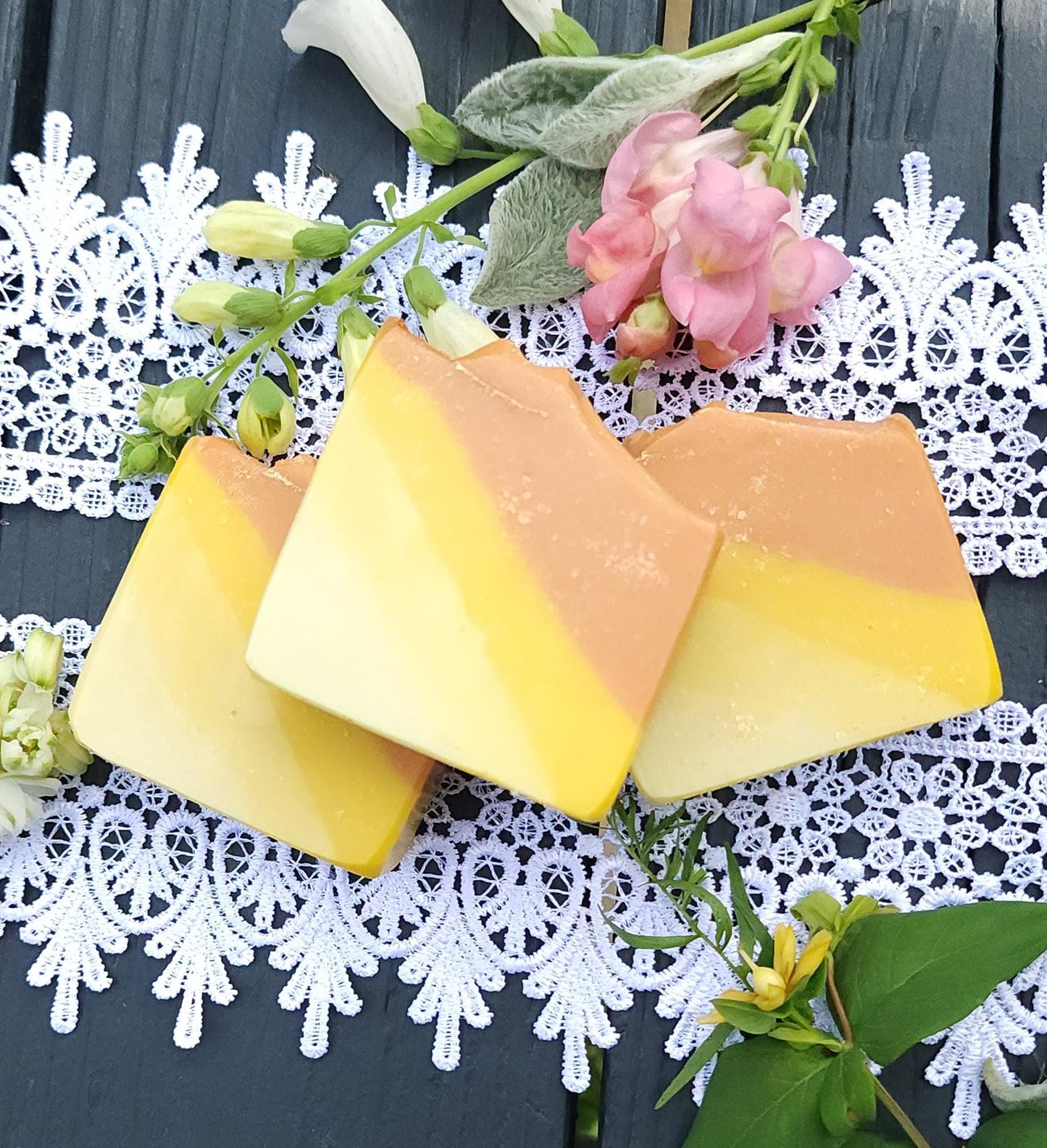 Solar Sunburst Cold Processed Soap || gifts under 10 || handmade soap