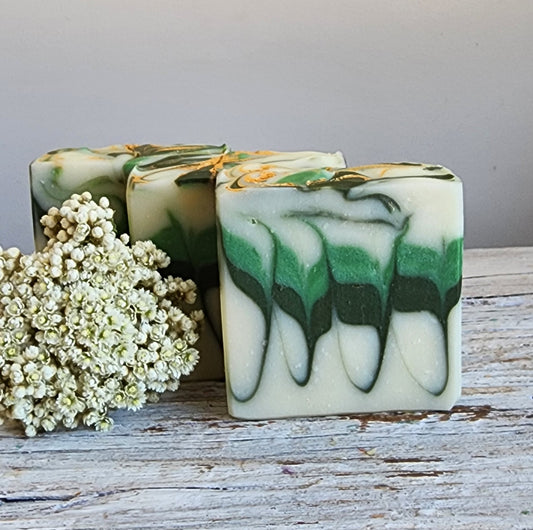 Rosemary Mint Cold Processed Soap || Bath and body
