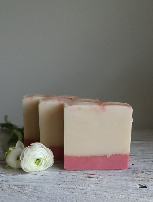 Strawberry Bloom Cold Processed Soap