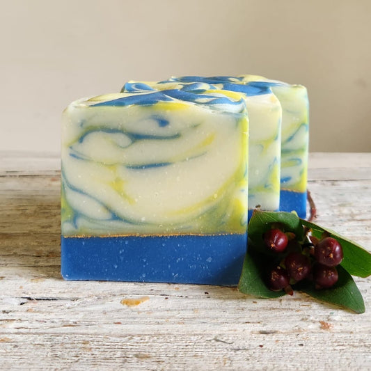 Blue Tansy Cold Processed Soap || gifts under 10 || bath and body