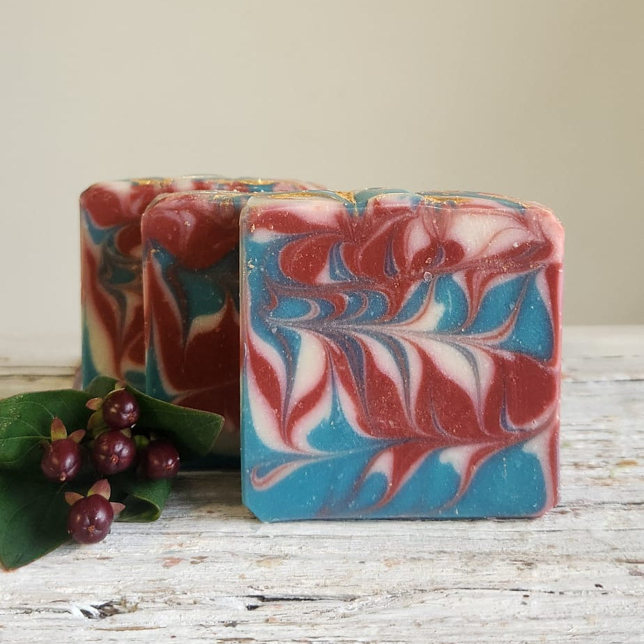 Cozy Flannel Cold Processed Soap || gifts under 10 || bath and body