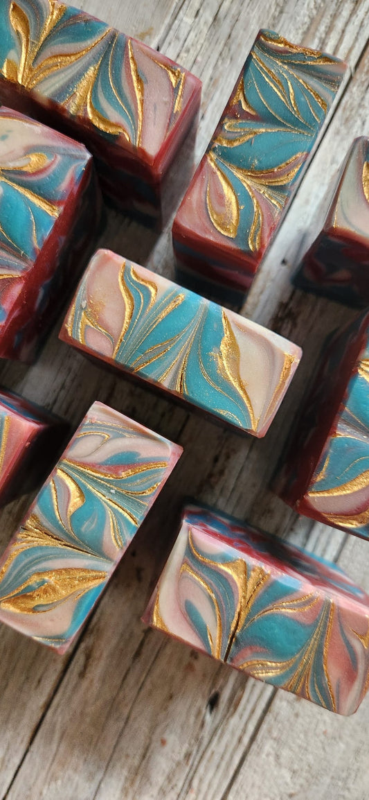 Cozy Flannel Cold Processed Soap || gifts under 10 || bath and body