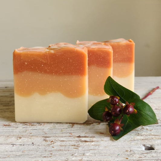 Georgia Peach Cold Processed Soap || gifts under 10 || bath and body