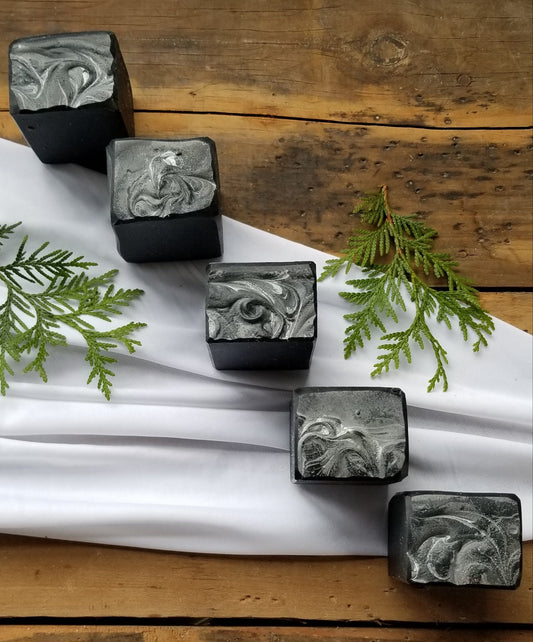 Charcoal Facial Bars |  Shaving soap | gifts under 5 | bath and body | black soap |