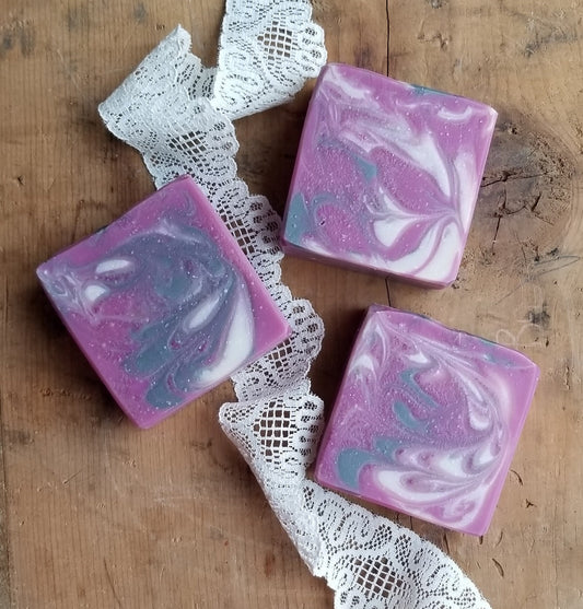 Black Raspberry Vanilla handmade soap || gifts under 30 || all occasion gift