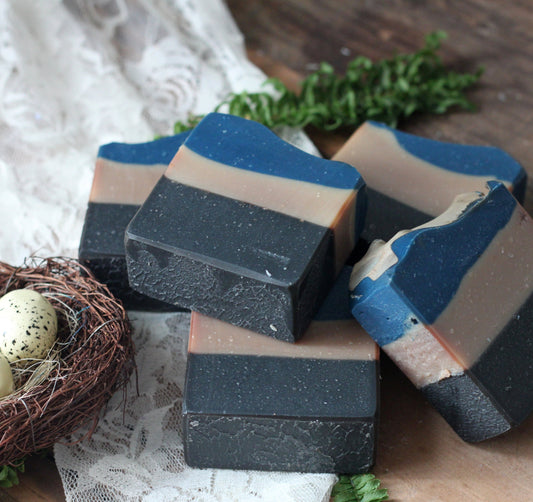 Blue Man Cold Process Soap | Aquolina Blue Sugar Inspired