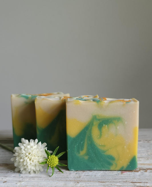 Pineapple Sage Cold Process Soap | Artisan Soap | Gifts under 10 |Stocking stuffers