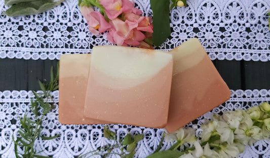 Blush Aurora Cold Processed Soap || gifts under 10 || handmade soap