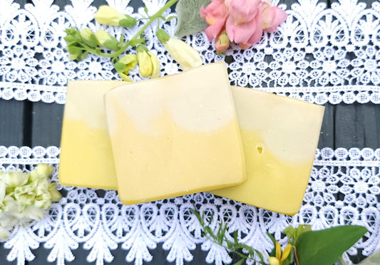 Sun Drenched Cold Processed Soap || gifts under 10 || handmade soap